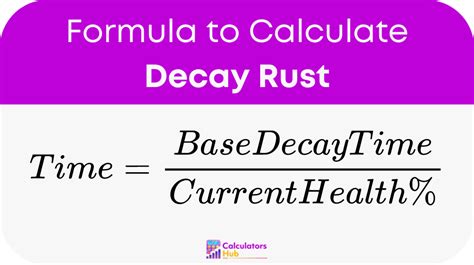 how long does it take for sheet metal to decay|rust decay time calculator.